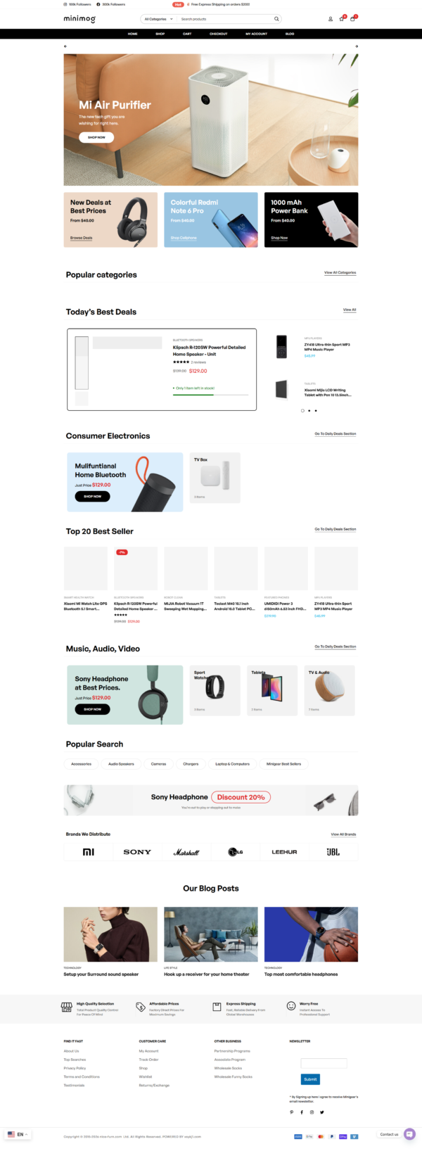 Klipsch R-120SW Powerful Detailed Home Speaker - Unit