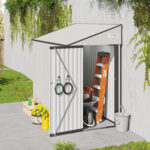 8 X 4 Ft Outdoor Storage Shed, Metal Garden Tool Shed