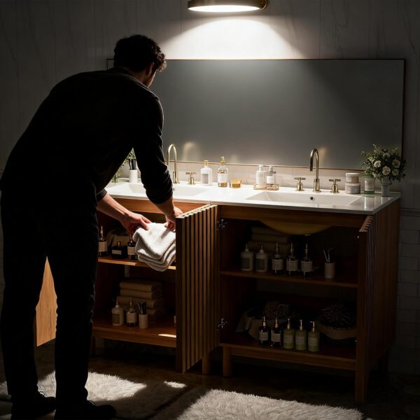 60 Inch Bathroom Vanities with Ceramic Sink Combo