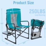 Camping Directors Chair with Side Table