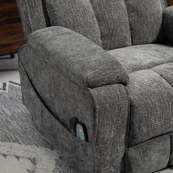 Power Lift Recliner Chair for Elderly. Lazy Recliner Chair with Massage and Heating. Extra Wide Recliner Seat with Cup Holder