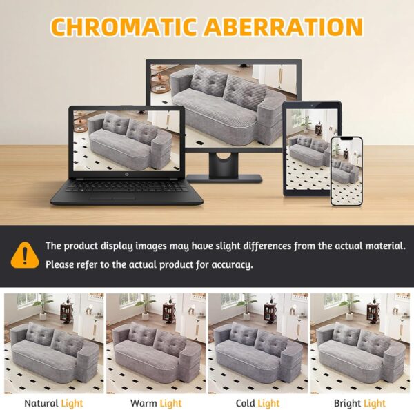 2-in-1 Foldable Sofa Convertible Sleeper Foam Sofa Bed with Multi Functional Blanket