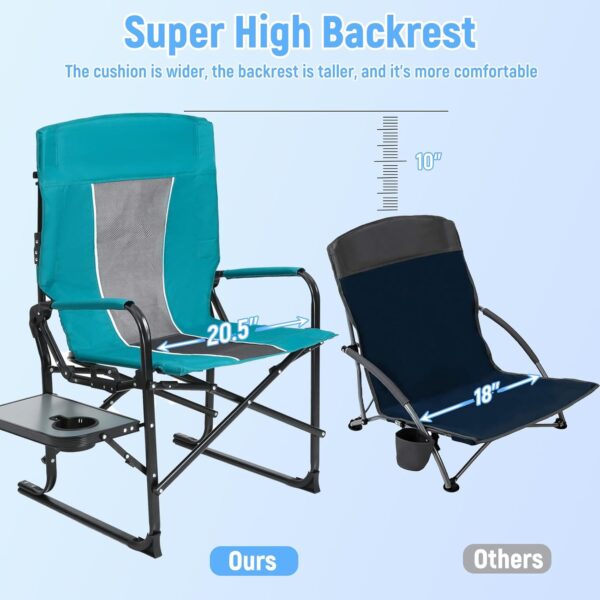 Camping Directors Chair with Side Table