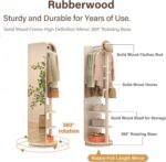 68'' x 19 Full Length Mirror with Storage Stand