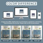 30 Bathroom Vanity with Sink Set. Vintage Bathroom Cabinet Vanity with Ceramic Basin. Extra Large Storage 5 Drawers. Solid Wood Frame Storage Cabinet (Blue)