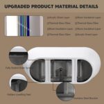 Acrylic Freestanding Bathtub. Stand Alone Soaking Tub. Extra Deep Cold Plunge Tub. Modern Free Standing Bath Tubs for Bathrooms (Gloss White. 67'')