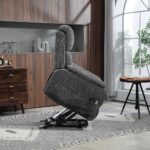 Power Lift Recliner Chair for Elderly. Lazy Recliner Chair with Massage and Heating. Extra Wide Recliner Seat with Cup Holder