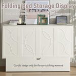 78.25 Full Size Murphy Bed Queen Cabinet