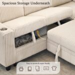 81'' Modular Sectional Sleeper Sofa with Pull Out Bed