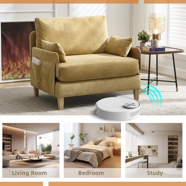 3-in-1 Convertible Folding Sofa Bed with Armrest for Small Spaces Living Room