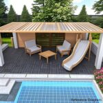 Interlocking Tile 44PCS. DIY Module Interlocking Decking Tiles. Plastic Interlocking Drainage Floor Tiles. Floor Tile Outdoor and Indoor for Porch. Poolside. Balcony. Backyard