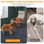 36 PCS Interlocking Deck Tiles. 12 x 12 Plastic Outdoor Deck Tiles. Easy and Quick Installation. Patio Flooring Decking for Porch. Poolside. Balcony. Backyard. Indoor and Outdoor Use