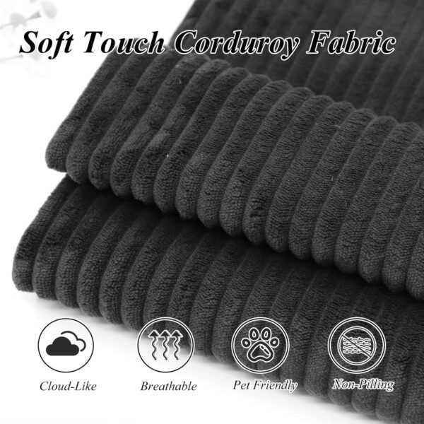 51'' Chaise Lounge Chair Indoor Boneless Sofa with Ottoman