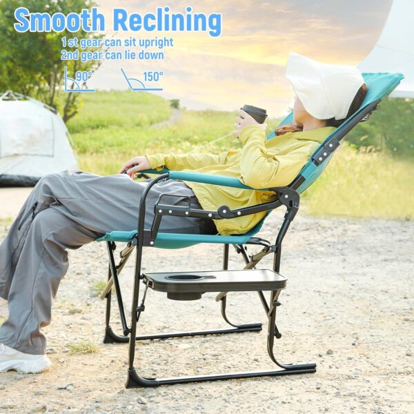 Camping Directors Chair with Side Table