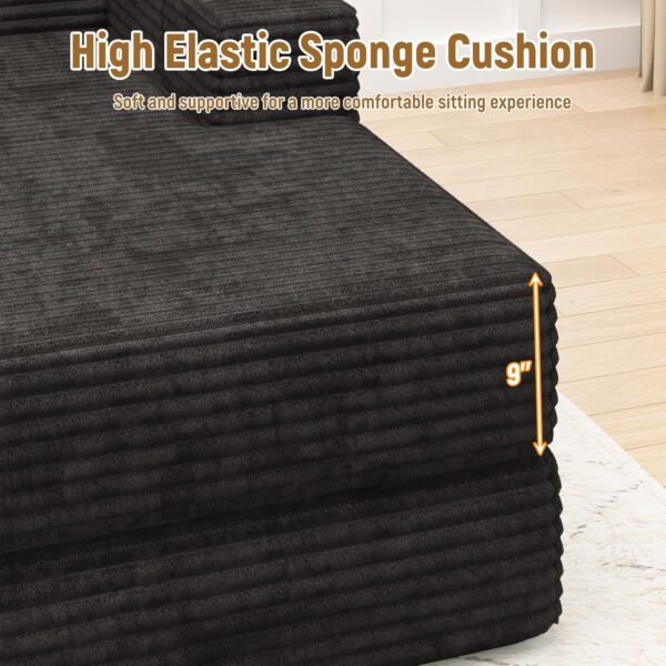 112 Modular Sectional Sofa Cloud Convertible Sofa Bed for Living Room