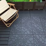 44 PCS Plastic Interlocking Deck Tiles. 12 x 12 Patio Outdoor Deck Tiles. Easy and Quick Installation. Patio Floor Decking Tiles for Porch. Poolside. Balcony. Backyard. Indoor and Outdoor Use
