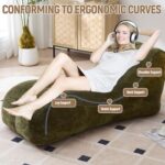59'' Chaise Lounge Chair Indoor Bean Bag Yoga Chairs for Adults