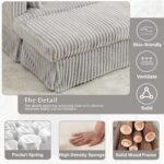 47.8 Oversized Chaise Lounge Chair with Ottoman