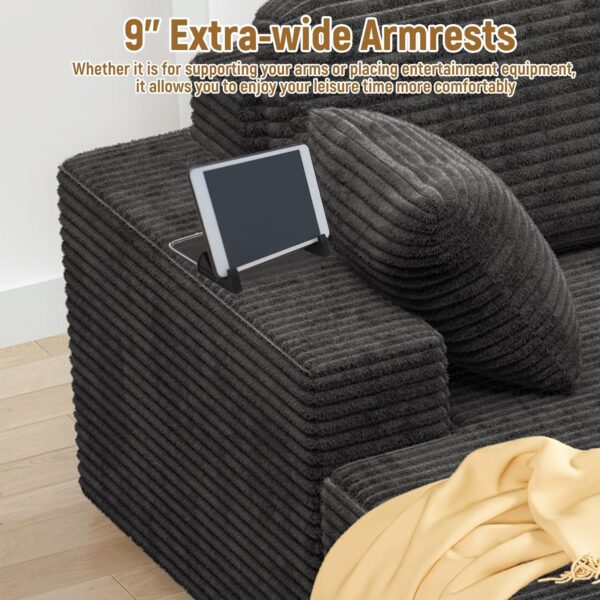 112 Modular Sectional Sofa Cloud Convertible Sofa Bed for Living Room