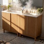 60 Inch Bathroom Vanities with Ceramic Sink Combo