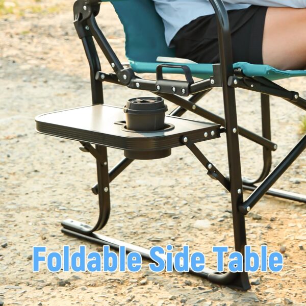 Camping Directors Chair with Side Table