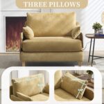 3-in-1 Convertible Folding Sofa Bed with Armrest for Small Spaces Living Room