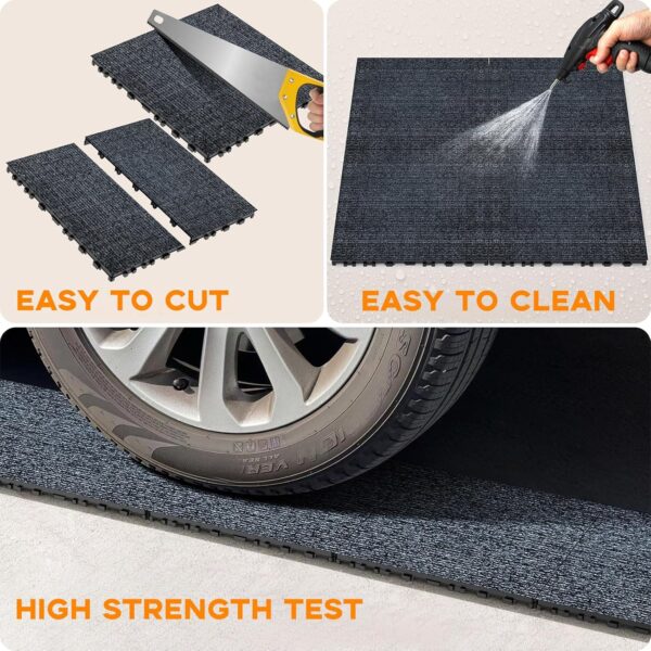 36 PCS Interlocking Deck Tiles. 12 x 12 Plastic Outdoor Deck Tiles. Easy and Quick Installation. Patio Flooring Decking for Porch. Poolside. Balcony. Backyard. Indoor and Outdoor Use