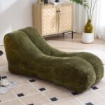 59'' Chaise Lounge Chair Indoor Bean Bag Yoga Chairs for Adults