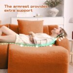 82'' L Shaped Couch Boneless Couches for Living Room