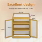 29.53 W Cold Frame Greenhouse Wooden Greenhouse Raised Flower Planter Shelf