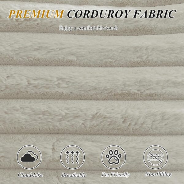 120'' Boneless Modular Sectional Curved Sofa No Assembly Required