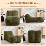 59'' Chaise Lounge Chair Indoor Bean Bag Yoga Chairs for Adults