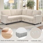 81'' Modular Sectional Sleeper Sofa with Pull Out Bed