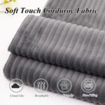 Chaise Lounge Chair Indoor. 47'' Oversized Sleeper Chair with Cup Holders & Side Pockets. Upholstered Sofa Bed for Living Room. Boneless Chaise Lounge. Reading Chairs for Adults (Dark Grey)