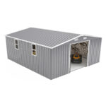 Outdoor Storage Shed, 12x10 FT Large Backyard Sheds