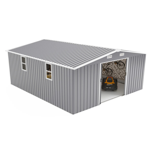 Outdoor Storage Shed, 12x10 FT Large Backyard Sheds