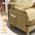 3-in-1 Convertible Folding Sofa Bed with Armrest for Small Spaces Living Room