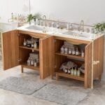 60 Inch Bathroom Vanities with Ceramic Sink Combo