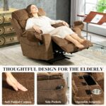 27'' Extra Wide Power Lift Lazy Boy Recliner Chair for Elderly & Big Tall