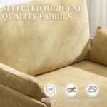 3-in-1 Convertible Folding Sofa Bed with Armrest for Small Spaces Living Room