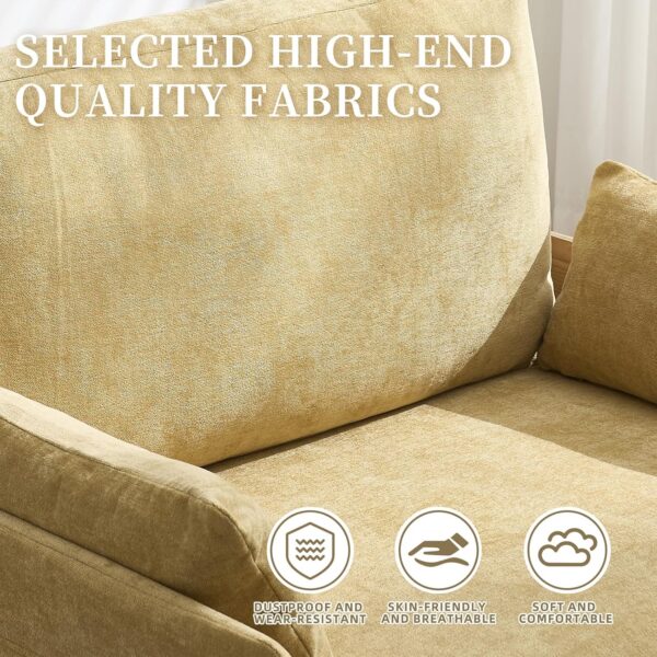 3-in-1 Convertible Folding Sofa Bed with Armrest for Small Spaces Living Room