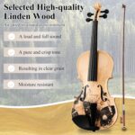 Beginner Violin 4/4 Full Size Kit for Professional, Teens, Student