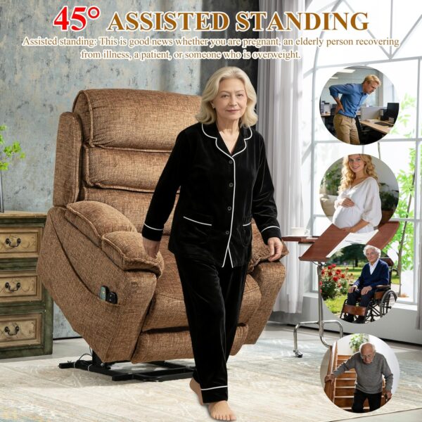 27'' Extra Wide Power Lift Lazy Boy Recliner Chair for Elderly & Big Tall