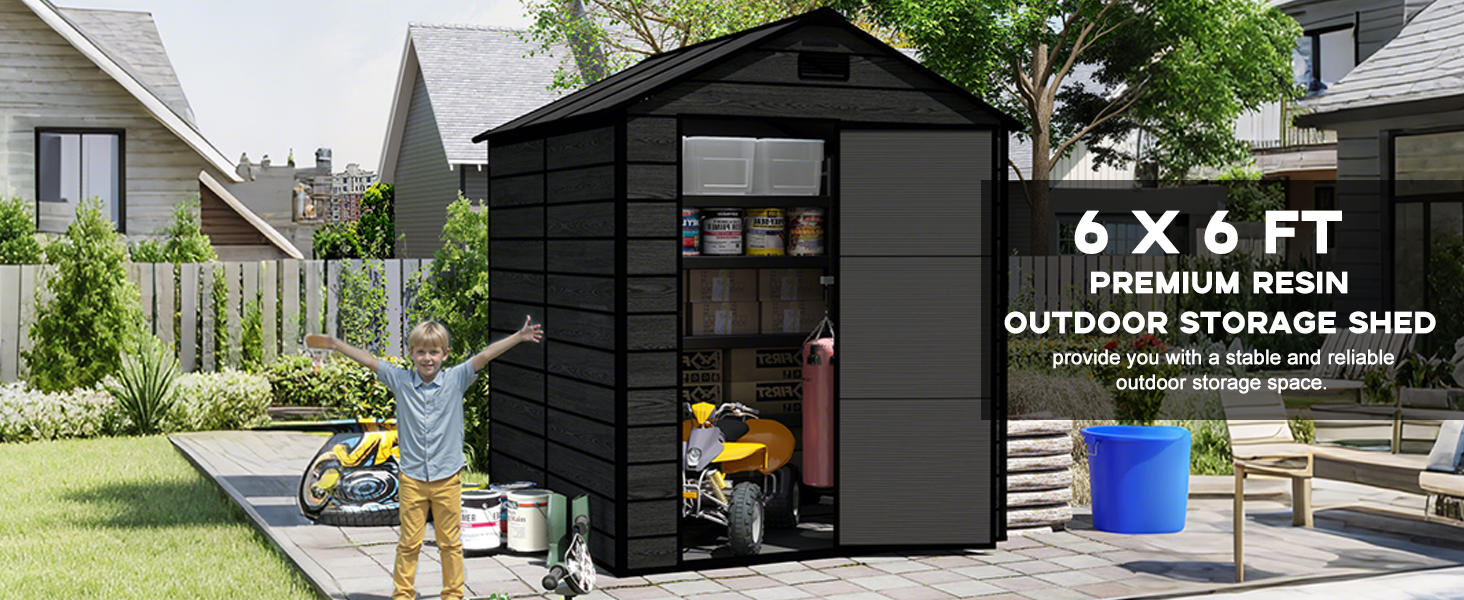 outdoor metal storage shed 