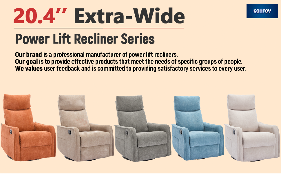 360° Rotating and Rocking Recliner