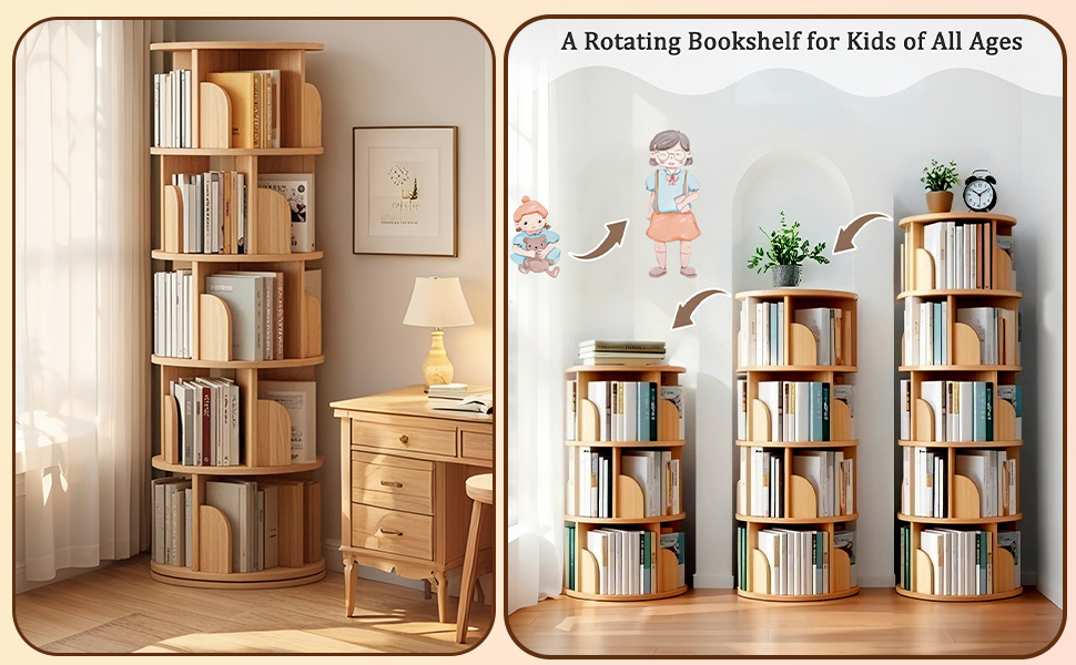 Rotating Bookshelf