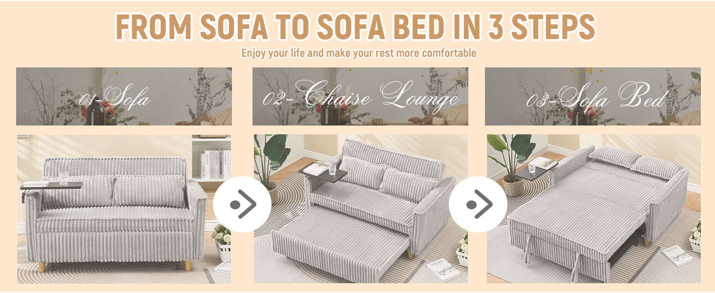 Convertible Sofa Bed