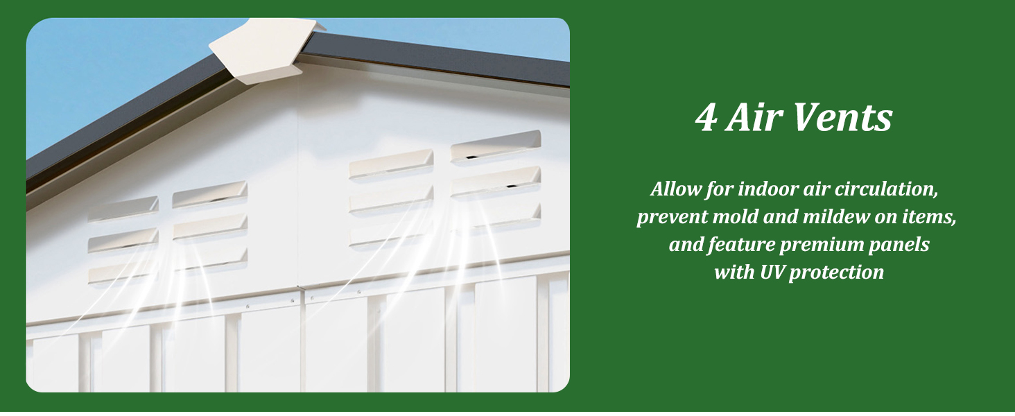 outdoor metal storage shed 