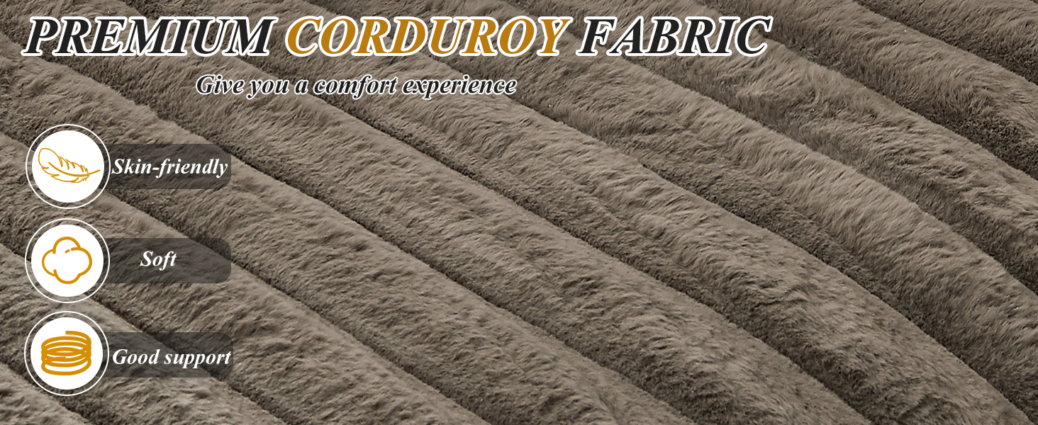 Curved L-Shape Sleeper Couch