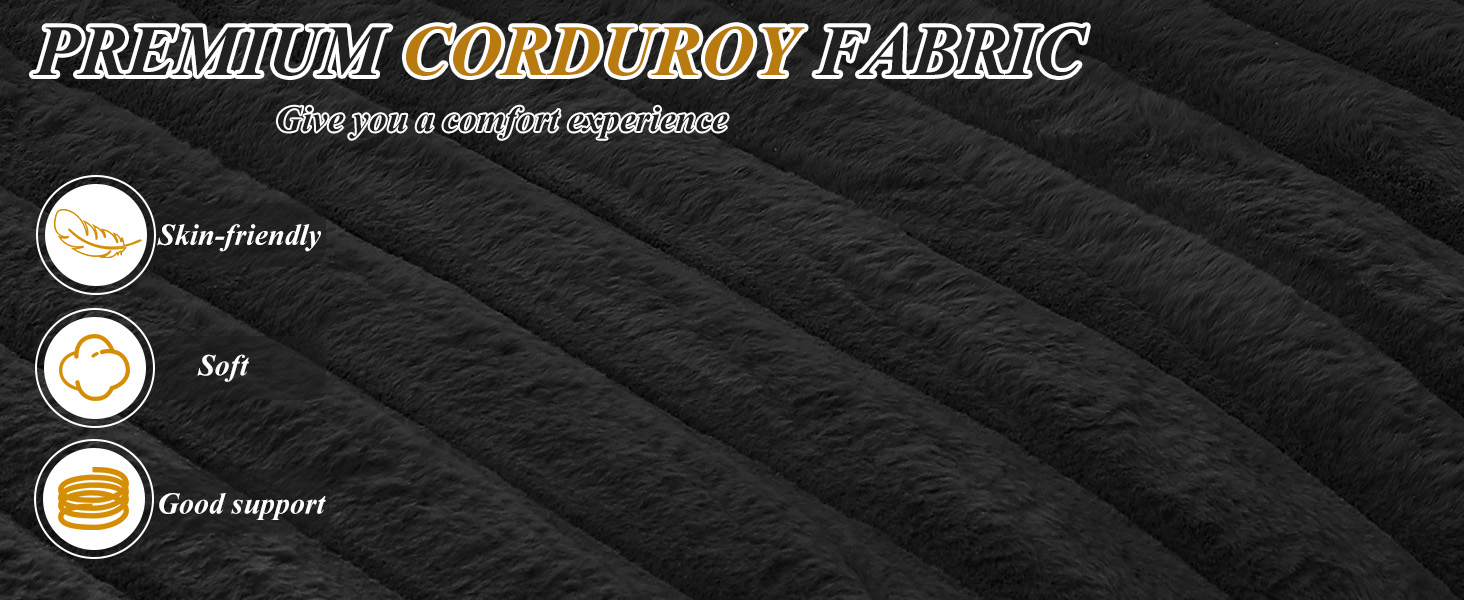 Curved L-Shape Sleeper Couch